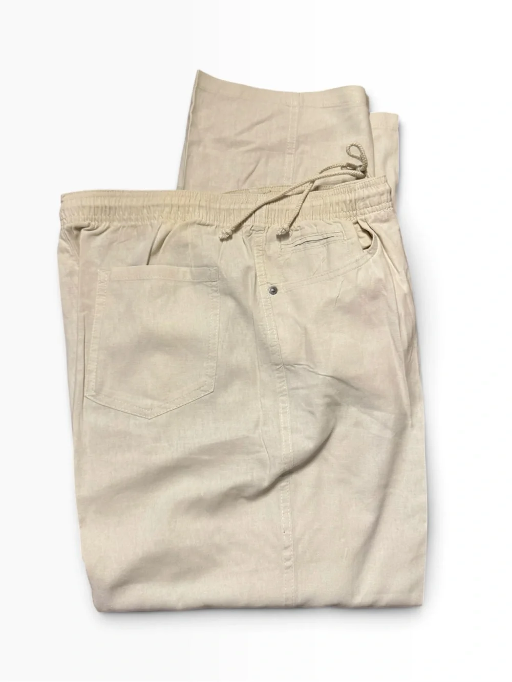 Daniel Cremieux Light Cream Drawstring Pants